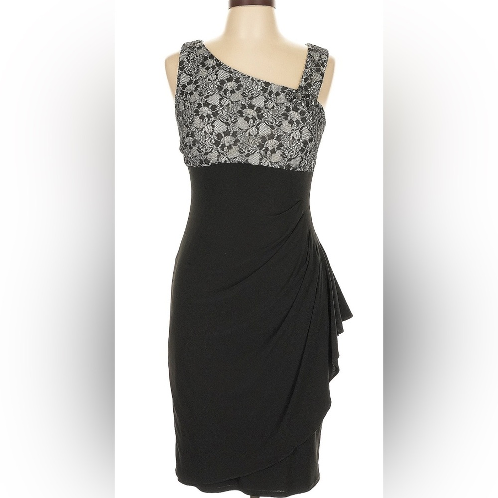 Elegant Black Lace Dress